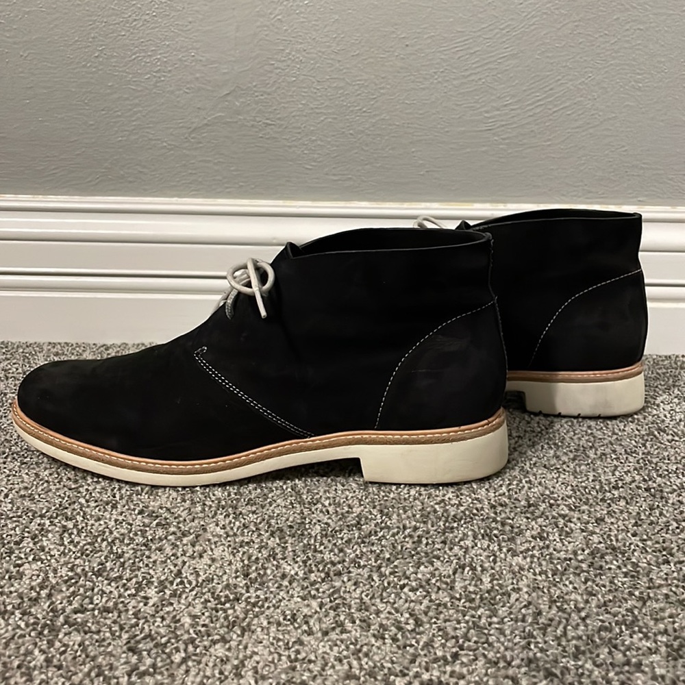 Cole Haan Brogan Eva Chukka - Black Nubuck - Size 10.5